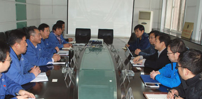 西安理工大領導來星火機床公司洽談合作