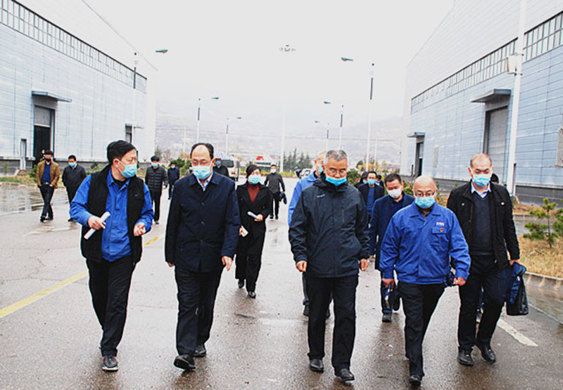 甘肅省政府督查組調研督查星火機床公司疫情防控和復工復產情況