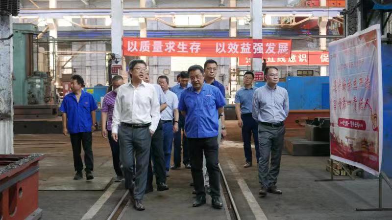 中信證券、嘉源律師事務所及大信會計師事務所一行領導來星火機床公司調研考察