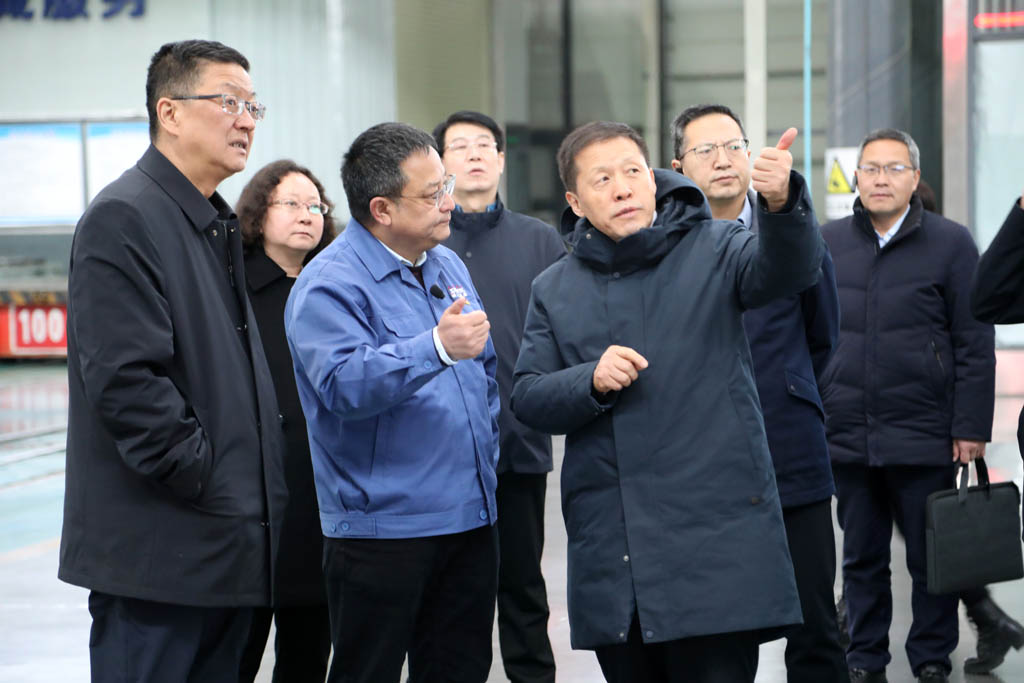 甘肅省政府國資委主任吳萬華一行來星火機床公司調研