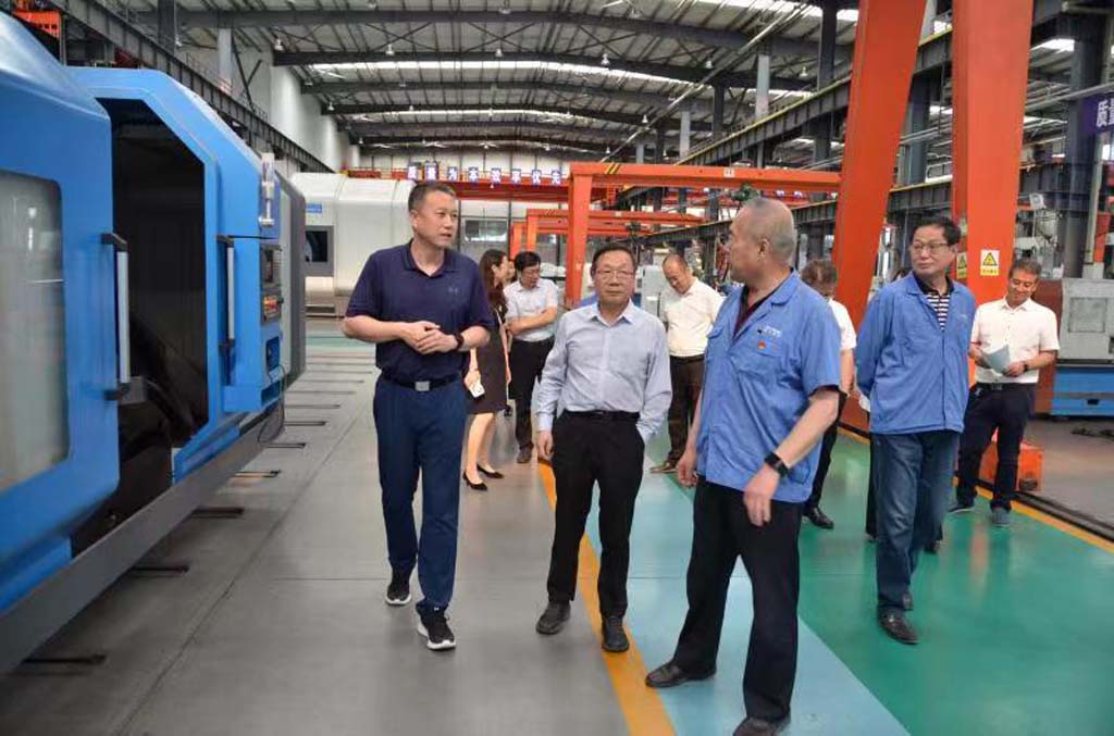 省教育廳、科技廳領導調研星火機床產教融合工作